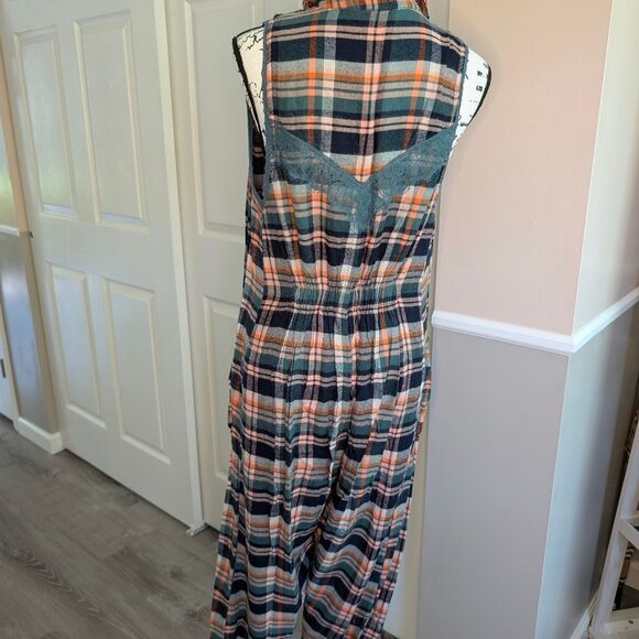 Free People Flannel PJ Jumper - Picture 7 of 8